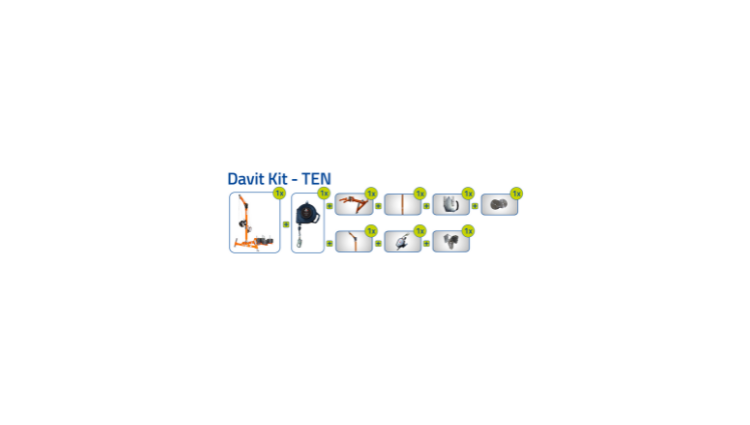 Abtech Counterweight Davit Kit [READY4HIRE]